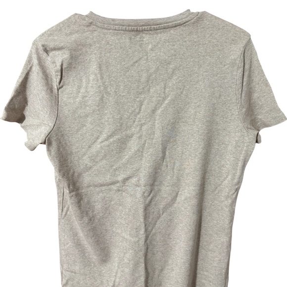 Tommy Hilfiger Light Gray V-Neck Tee - Picture 2 of 4